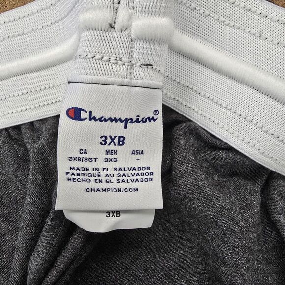 Champion Men's 3XB Gray Elastic Waist Stretch Sweatpants (A20) - Picture 6 of 8